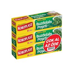 Koroplast Buzdolabı Poşeti Orta Boy 3x20'li