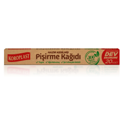 Koroplast Pişirme Kağıdı Doğal Hazır Kesilmiş 20'li