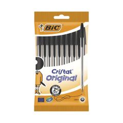 BIC Cristal Medium Tükenmez Kalem Siyah 10'lu