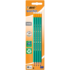 BIC Evolution Silgili Kurşun Kalem 4'lü Blister