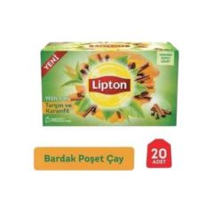 Lipton Çay Yeşil Karanfil Tarçın Bardak Poşet 20'li