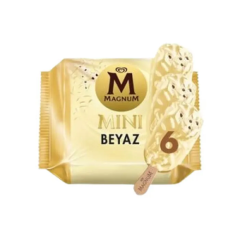 Magnum Mini Beyaz Dondurma 345 Ml