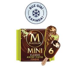 Algida Magnum Mini Classic Antep Fıstık Fındık Dondurma 340 Ml
