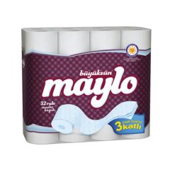 Maylo 3 Katlı Tuvalet Kağıdı 32'li