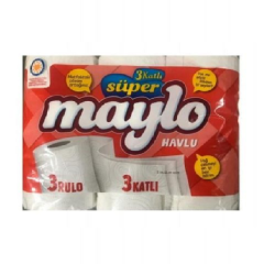 Maylo 3 Katlı Havlu 3  Lü
