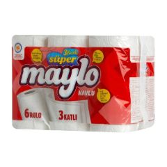 Maylo 3 Katlı Havlu 6 Lı