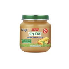 Milupa Organik Kayısı Muz Kavanoz 125 g