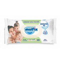 Molfix İzotonik Sulu Islak Mendil Ferah Temizlik 60'lı