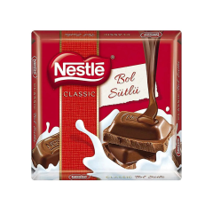 Nestle Classic Sütlü Kare Çikolata 60 Gr