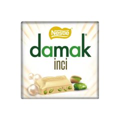 Nestle Damak İnci Antep Fıstıklı Beyaz Çikolata Kare 63 g