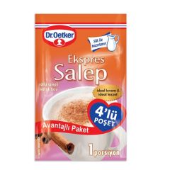 Dr.Oetker Ekspres Salep 4'lü Poşet 80 g