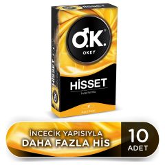 Okey Prezervatif Hisset 10 Lu
