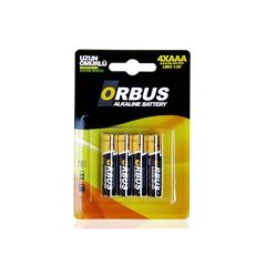 Orbus Uzun Ömürlü Alkalin İnce Pil 4'lü