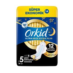 Orkid Ultra Gece Extra Plus 5'li Günlük Ped