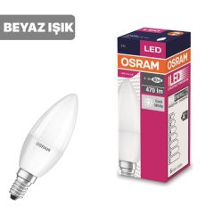 Osram 5 Watt Enerji Tasarruflu Led Buji Ampul Beyaz Işık E14