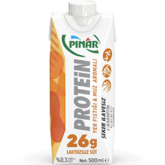 Pınar Protein Süt Yer Fıstığı Ve Muz Aromalı 500 Ml