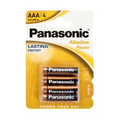 Panasonic Alkalin Power AAA İnce Kalem Pil 4'lü Paket