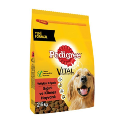 Pedigree Biftekli Kümes Hayvanlı Kuru Mama 2,6 Kg