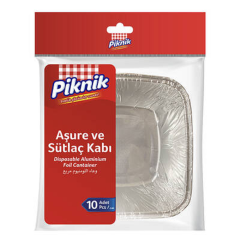 Piknik Sütlaç Kabı Alüminyum 8'li