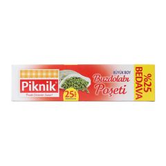 Piknik Buzdolabı Poşeti Büyük Boy 30x45 20'li