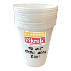 Piknik Plastik Otomat Bardak 10'lu