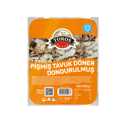 Pişmiş Dondurulmuş Tavuk Döner 250 g