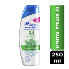 Head&Shoulders Mentol Ferahlığı 2'si 1 Arada Kepeğe Karşı Etkili Şampuan 250 ml