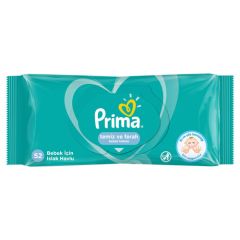 Prima Islak Havlu Temiz ve Ferah 52 Yaprak Tekli Paket