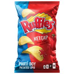 Ruffles Ketçaplı Patates Cipsi Parti Boy 150 Gr