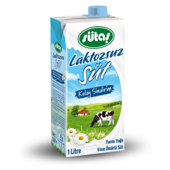 Sütaş Laktozsuz Süt 1 lt