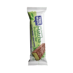 &Ccedil;ikolata Kaplamalı Protein Bar - Matcha ve S&uuml;tl&uuml; &Ccedil;ikolatalı, %33 Protein, 50 g