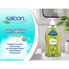 Saloon Sıvı Sabun %100 Zeytin Yağlı 400 Ml