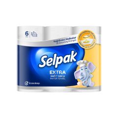 Selpak Kağıt Havlu Extra Yağ Emici 6'lı