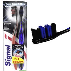 Signal Diş Fırçası Performans Black Orta 2+1 Set