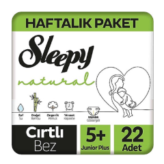 Sleepy Jumbo Bebek Bezi No: 5+ Junior Plus 22'li 13-20 Kg