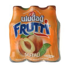 Uludağ Frutti Şeftali Aromalı Maden Suyu 6x200 ml