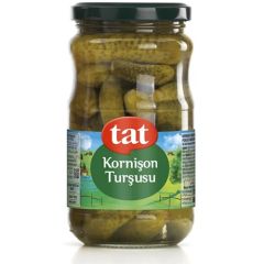 Tat Kornişon Turşusu Cam Kavanoz 720 cc