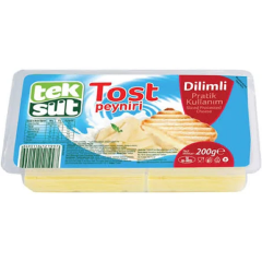 Teksüt Dilimli Tost Peynir 200 Gr