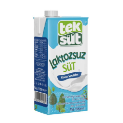 Teksüt Laktozsuz Yarım Yağlı 1 Lt