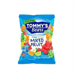 Tommys Bears Vegan Jel 128 GR Karışık Meyve
