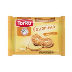 Torku Favorimo Muz Kremalı Bisküvi 4x61 g