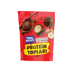 S&uuml;tl&uuml; &Ccedil;ikolata Kaplamalı Fındıklı Protein Topları (Şeker İlavesiz)