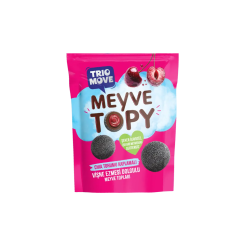 Vişne Ezmesi Dolgulu Chia Tohumu Kaplamalı Meyve Topları