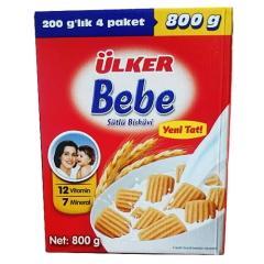 Ülker Bebe Sütlü Bisküvi 800 g