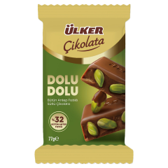 Ülker Çikolata Dolu Dolu Antep Fıstıklı 77 G