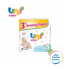 Uni Wipes Islak Havlu 3x56'lı