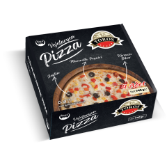 Akdeniz Toros Pizza Vejeteryan Küçük 4'Lü 4*185 Gr