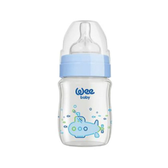 Wee Baby Isıya Dayanıklı Cam Biberon 120 Ml