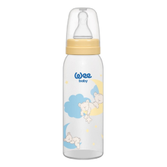 Wee Baby Silikon Uçlu Desenli Askılı Pp Biberon 250 cc No 825