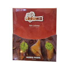 Loqumix Fıstıklı Muska Lokum 400 Gr